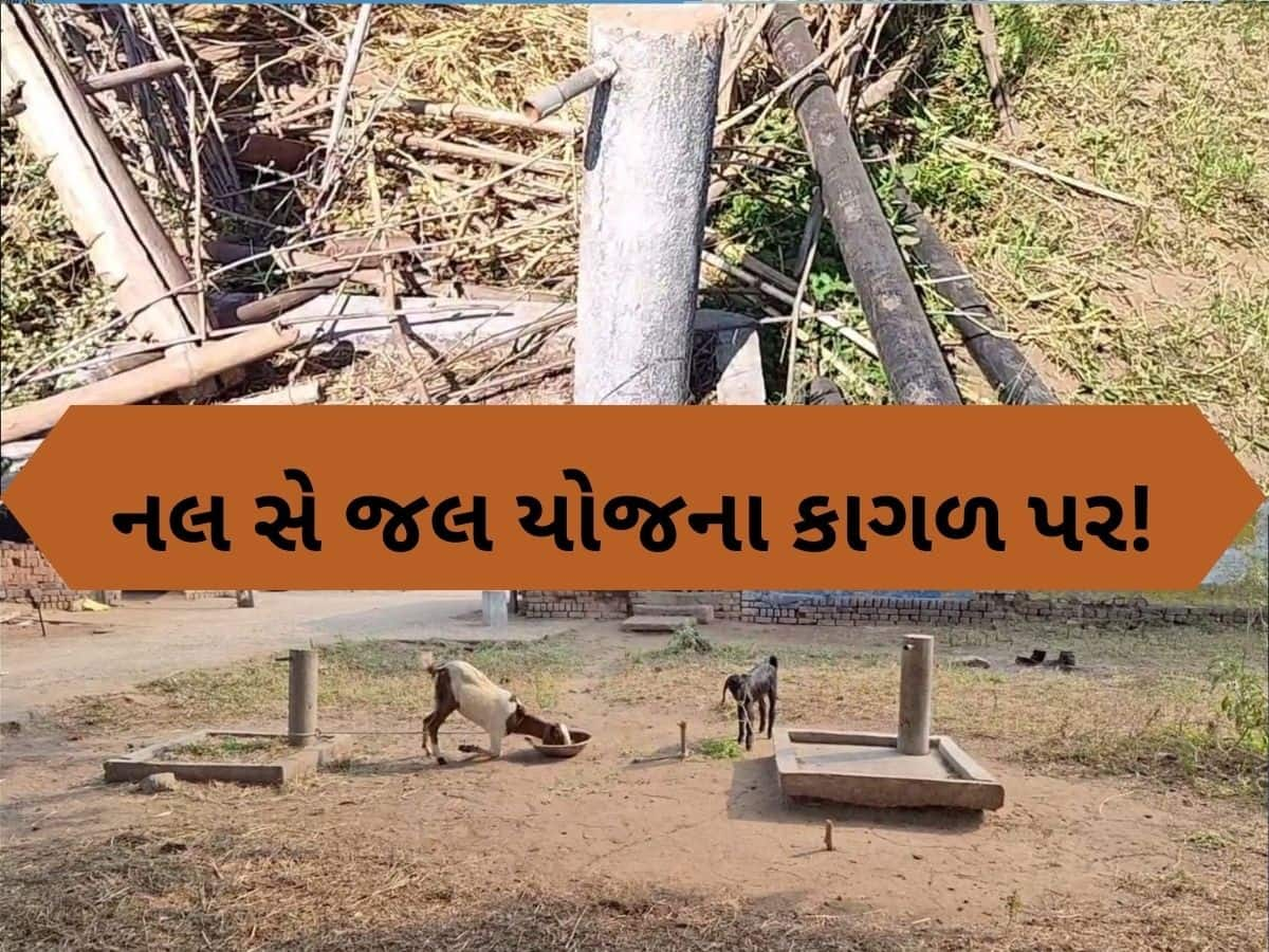 છોટાઉદેપુરના આ ગામમાં પાણીની સમસ્યા, માત્ર નળ નાખ્યા, નથી મળતું પાણી