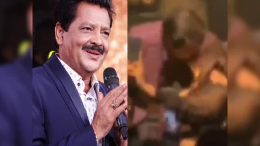 Udit Narayan: લાઈવ શોમાં બેકાબુ થયો ઉદિત નારાયણ, યુવતીને Kiss કરી લીધી, વાયરલ થઈ ગયો Video