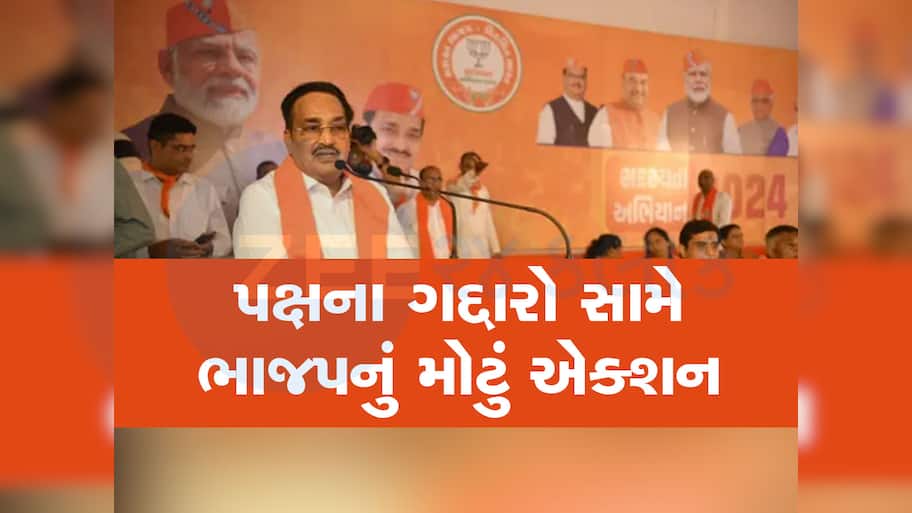 પક્ષથી વાંકા ચાલતા 26 કાર્યકર્તાઓે સામે ભાજપની મોટી કાર્યવાહી, મધ્ય ગુજરાતમાં સપાટો બોલાવ્યો