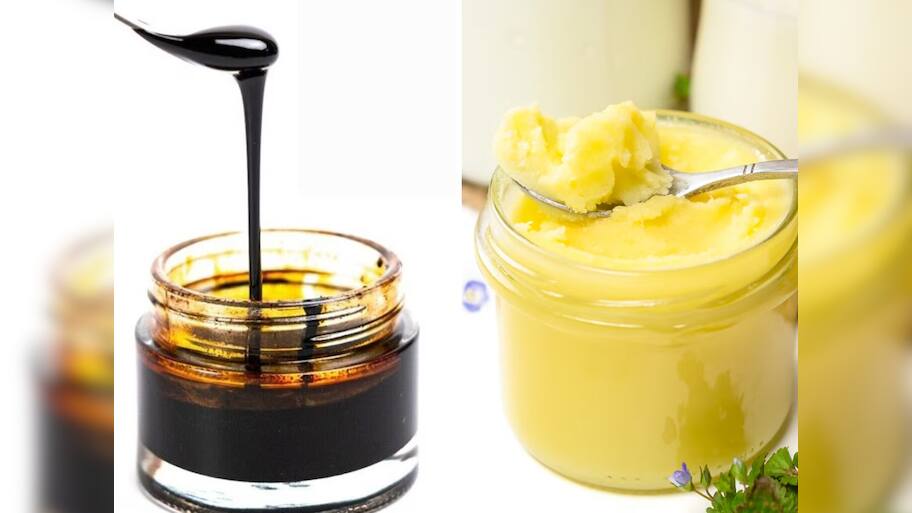 Shilajit And Ghee: શિલાજીત અને ઘીનો આ નુસખો શરીરની શક્તિ કરી દેશે બમણી, આખો દિવસ કામ કર્યા પછી પણ નહીં લાગે થાક