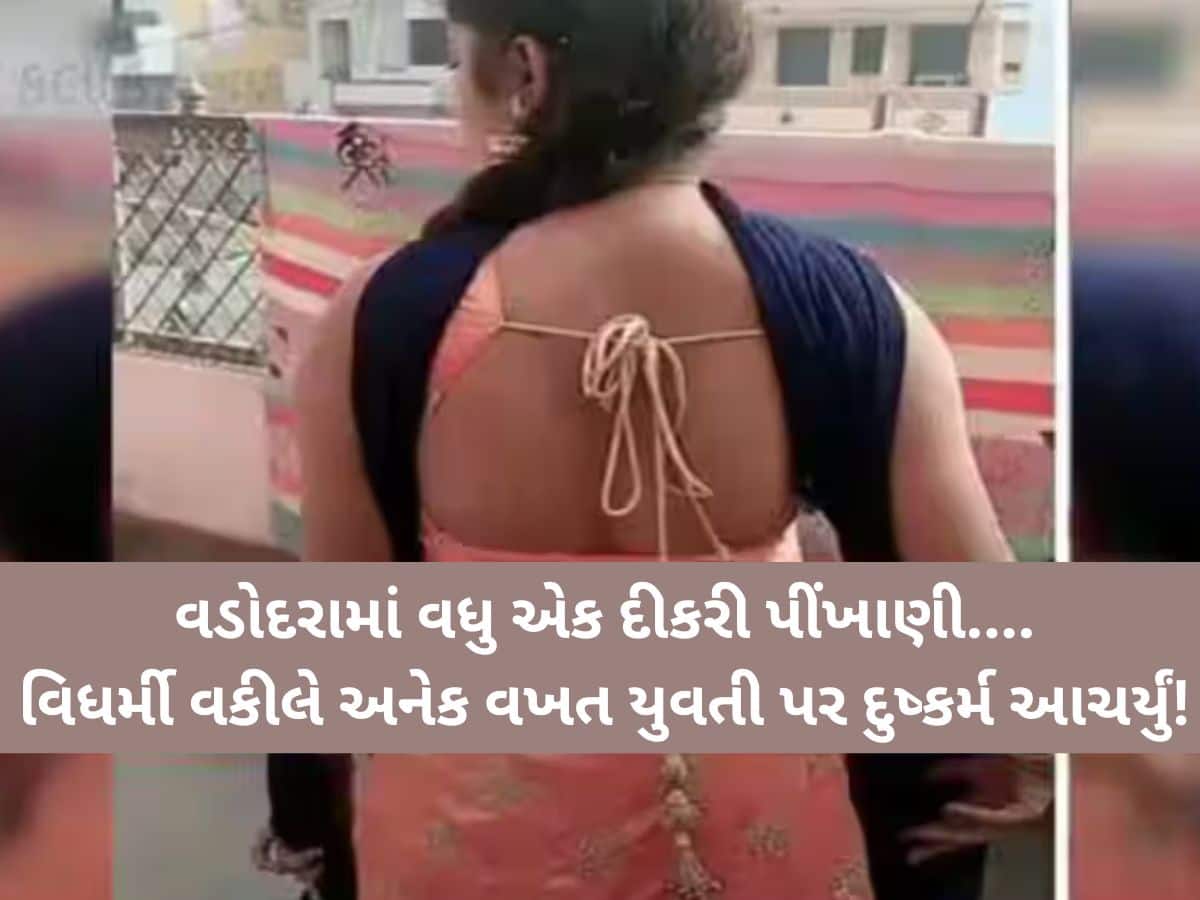 ખેતરમાં લઈ જઈને વિધર્મી વકીલે MSUની વિદ્યાર્થિની સાથે બાંધ્યા સંબંધ, પછી આ સિલસિલો થયો રોજ, આખરે કંટાળીને... ખેતરમાં લઈ જઈને વિધર્મી વકીલે MSUની વિદ્યાર્થિની સાથે બાંધ્યા સંબંધ, પછી આ સિલસિલો થયો રોજ, આખરે કંટાળીને...