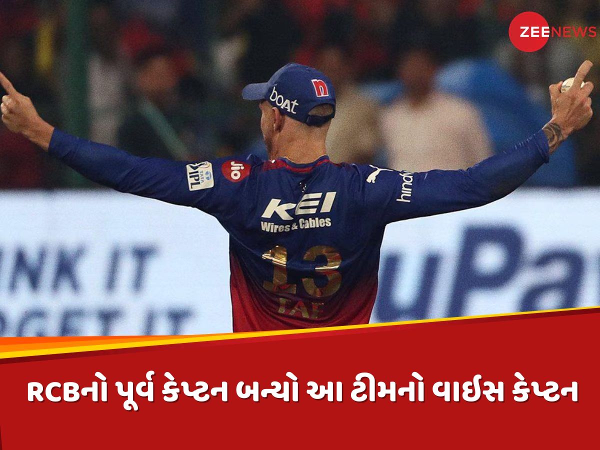 IPL 2025 : આ ટીમે RCBના પૂર્વ કેપ્ટનને બનાવ્યો વાઇસ કેપ્ટન, મેગા ઓક્શનમાં 5 કરોડ રૂપિયાનું થયું હતું નુકસાન