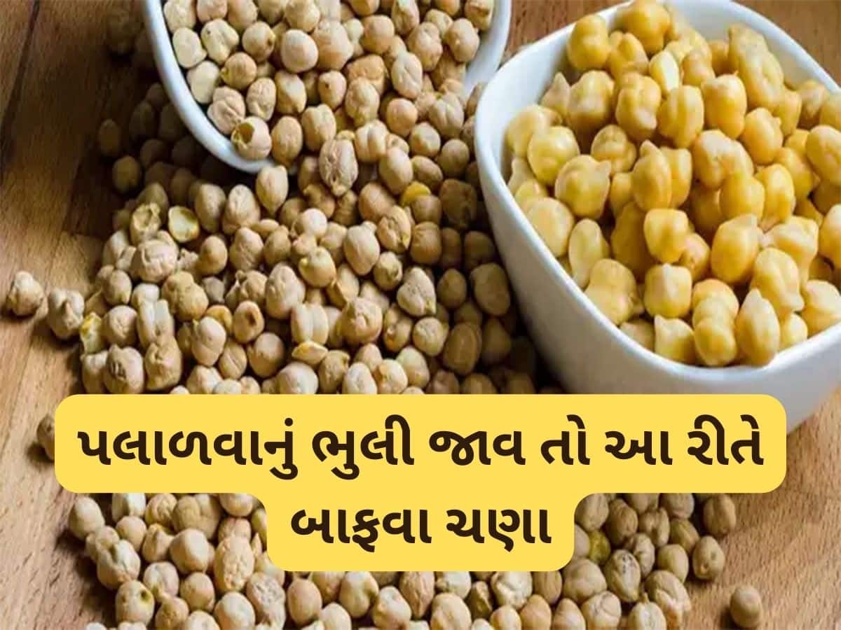 Cooking Tips: રાત્રે ચણા પલાળવાનું ભુલી જાવ તો ટ્રાય કરજો આ ટ્રીક, બસ 1 જ કલાકમાં પલળી જશે કાબુલી ચણા