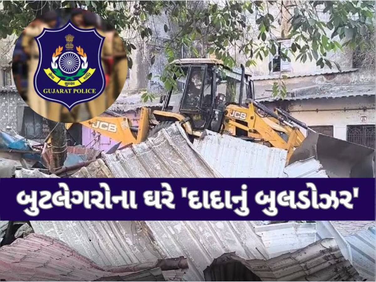 ગુજરાતના ગુનેગારો હવે નહીં બચે! બુટલેગરોના ઘરે ગરજી રહ્યું છે 'દાદાનું બુલડોઝર', કોંગ્રેસને કેમ ન ગમી કાર્યવાહી?