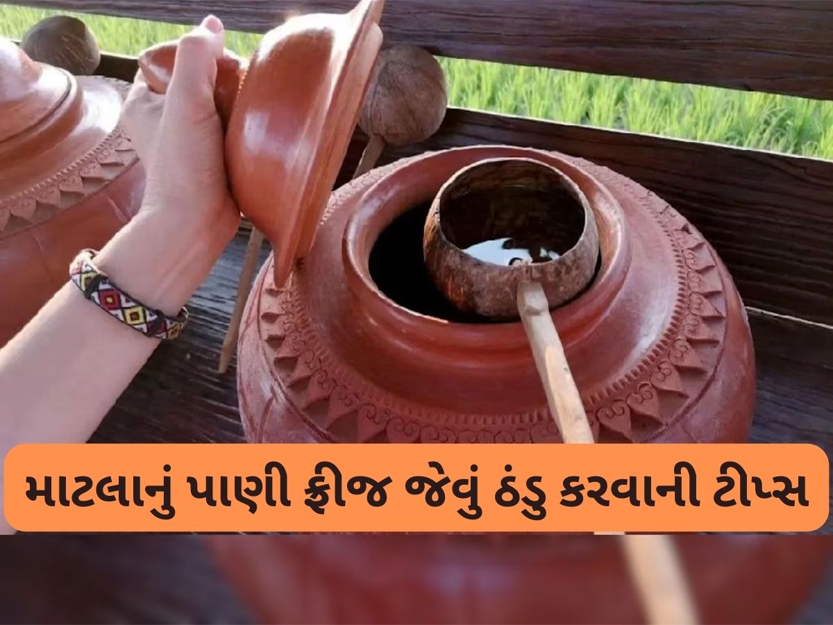 Cool Water In Matka: માટલામાં પાણી રહેશે ફ્રીજ જેવું ઠંડુ, આજે જ ટ્રાય કરો મીઠાનો આ નુસખો Cool Water In Matka: માટલામાં પાણી રહેશે ફ્રીજ જેવું ઠંડુ, આજે જ ટ્રાય કરો મીઠાનો આ નુસખો