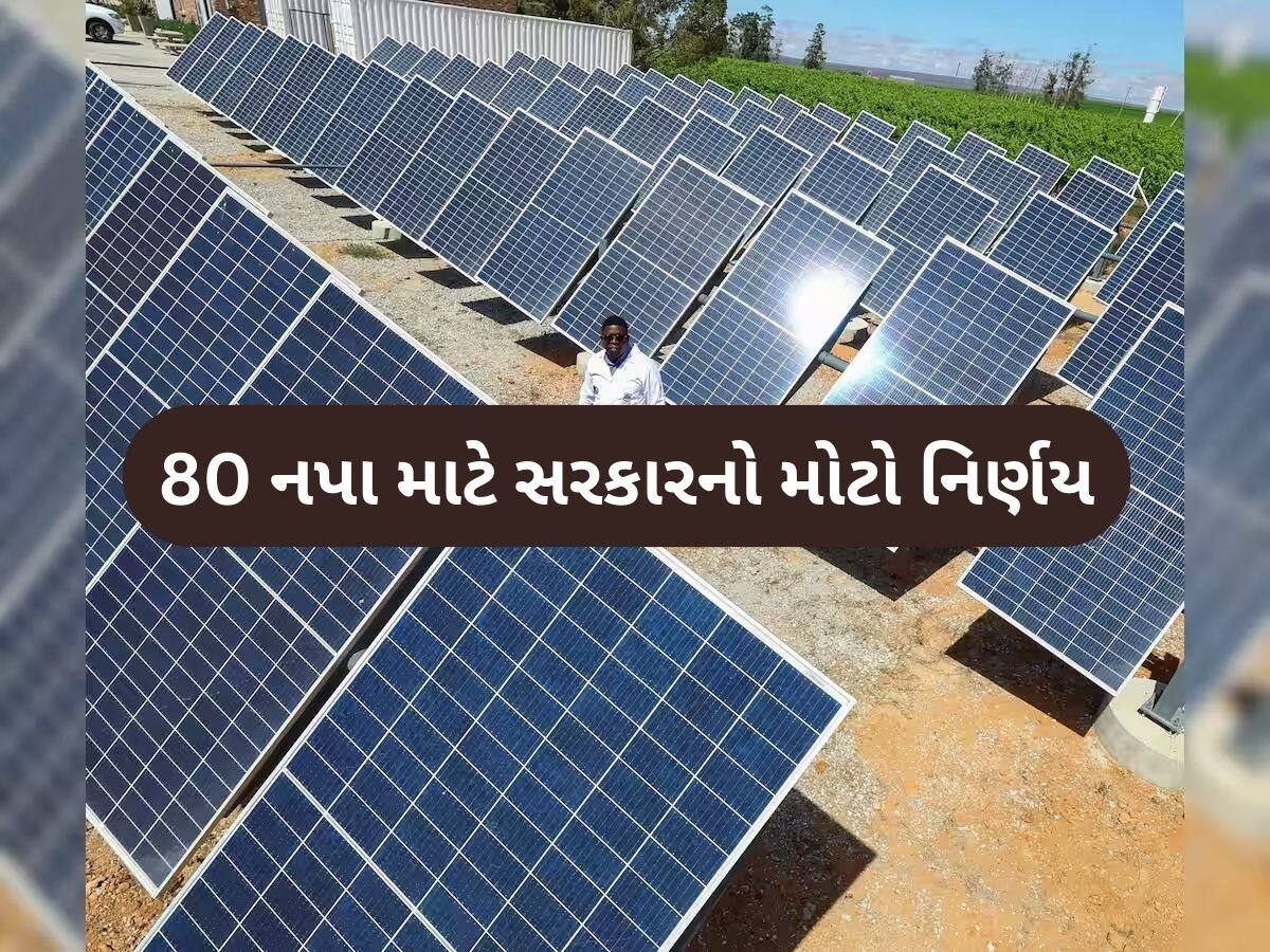 80 નગરપાલિકાને ઉર્જા ઉત્પન્ન કરવામાં આત્મનિર્ભર બનાવશે સરકાર, શરૂ કર્યો સોલાર પાવર પ્રોજેક્ટ