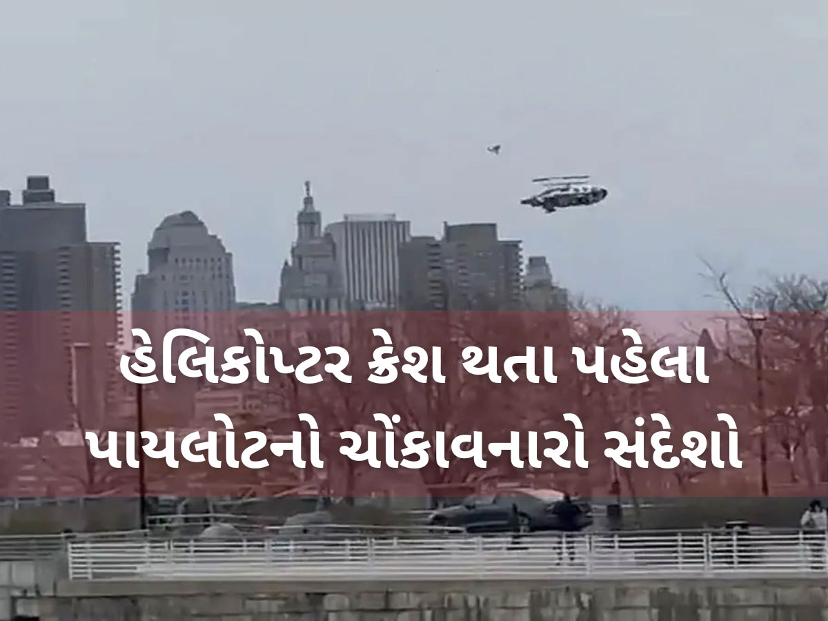 US Helicopter Crash Video: હડસન નદીમાં હેલિકોપ્ટર ક્રેશ થતા Siemens કંપનીના CEO સહિત 6 લોકોના મોત US Helicopter Crash Video: હડસન નદીમાં હેલિકોપ્ટર ક્રેશ થતા Siemens કંપનીના CEO સહિત 6 લોકોના મોત