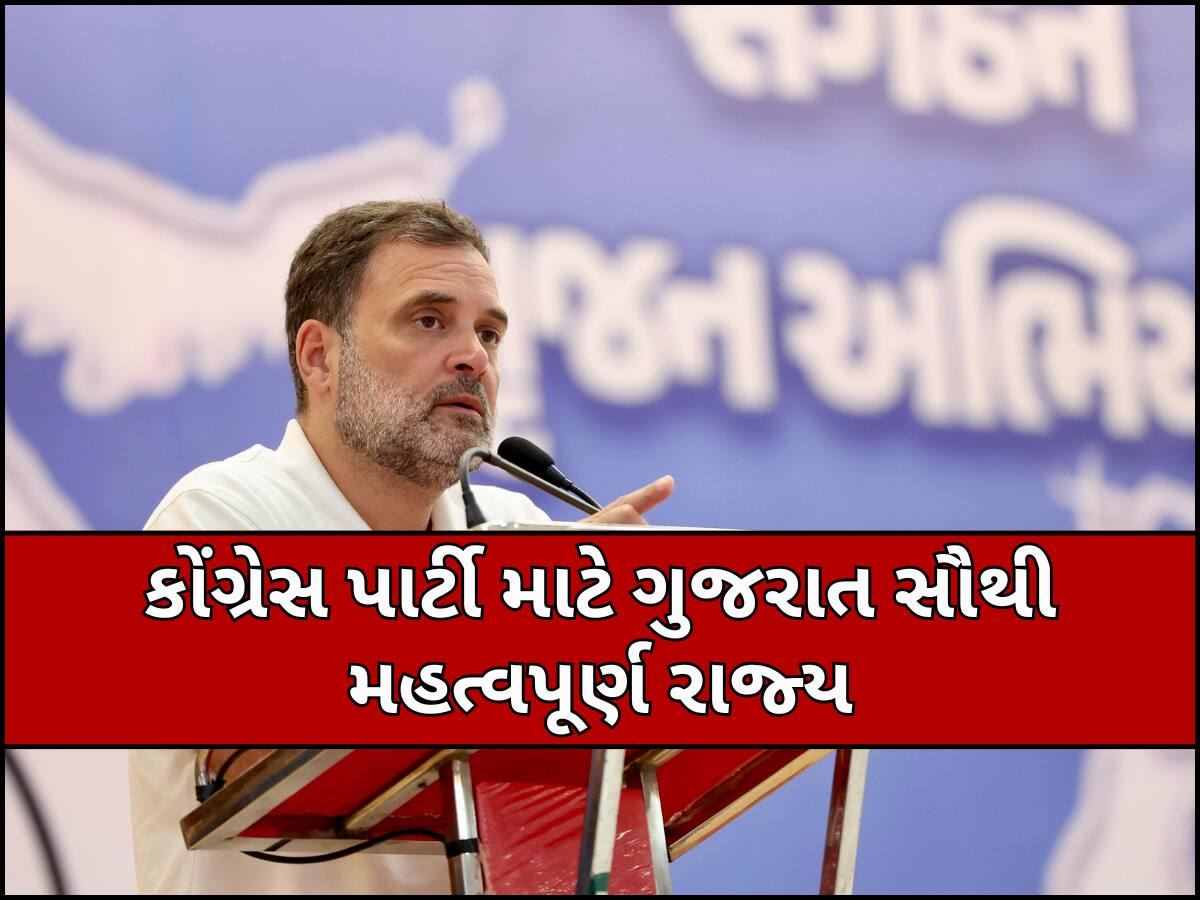'માત્ર કોંગ્રેસ જ RSS અને ભાજપને હરાવી શકે છે...' ભાજપના ગઢ ગુજરાતમાં ગર્જયા રાહુલ ગાંધી