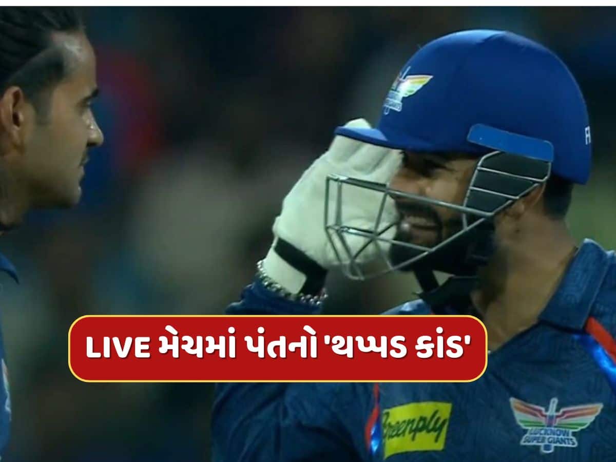 DRS પર બબાલ...LIVE મેચમાં પંતનો 'થપ્પડ કાંડ', બોલર ડરી ગયો! કેમેરામાં કેદ થઈ હરકત