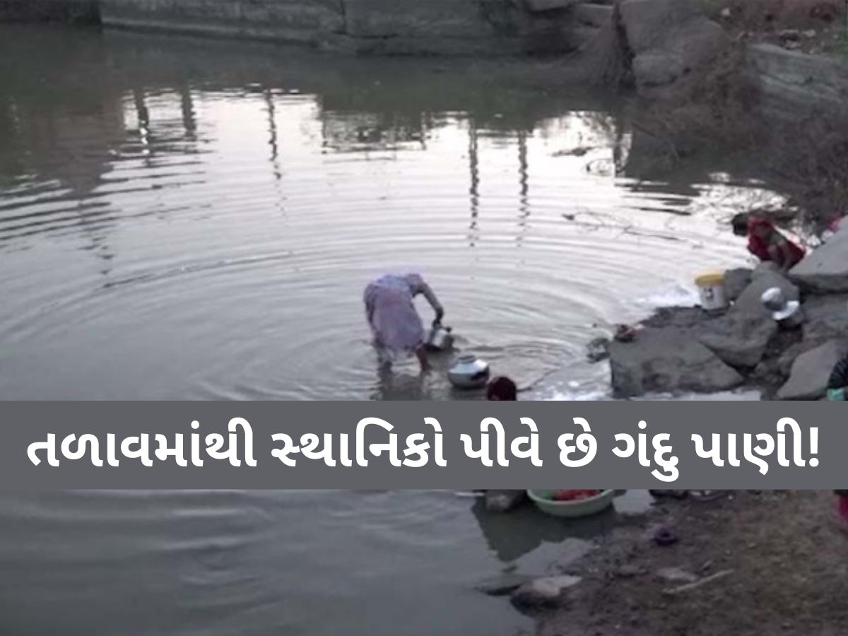ગુજરાતના આ ગામડામાં છે દર્દનાક સ્થિતિ! ગ્રામજનો તળાવનું દુષિત પાણી પીવા બન્યા મજબૂર