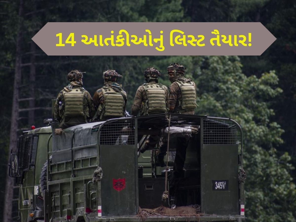 '14 ચહેરા, મિશન સફાયો...', જમ્મુ-કાશ્મીરમાં આતંકવાદીઓનું કાઉન્ટડાઉન શરૂ, એજન્સીઓના હિટ લિસ્ટમાં છે આ નામ