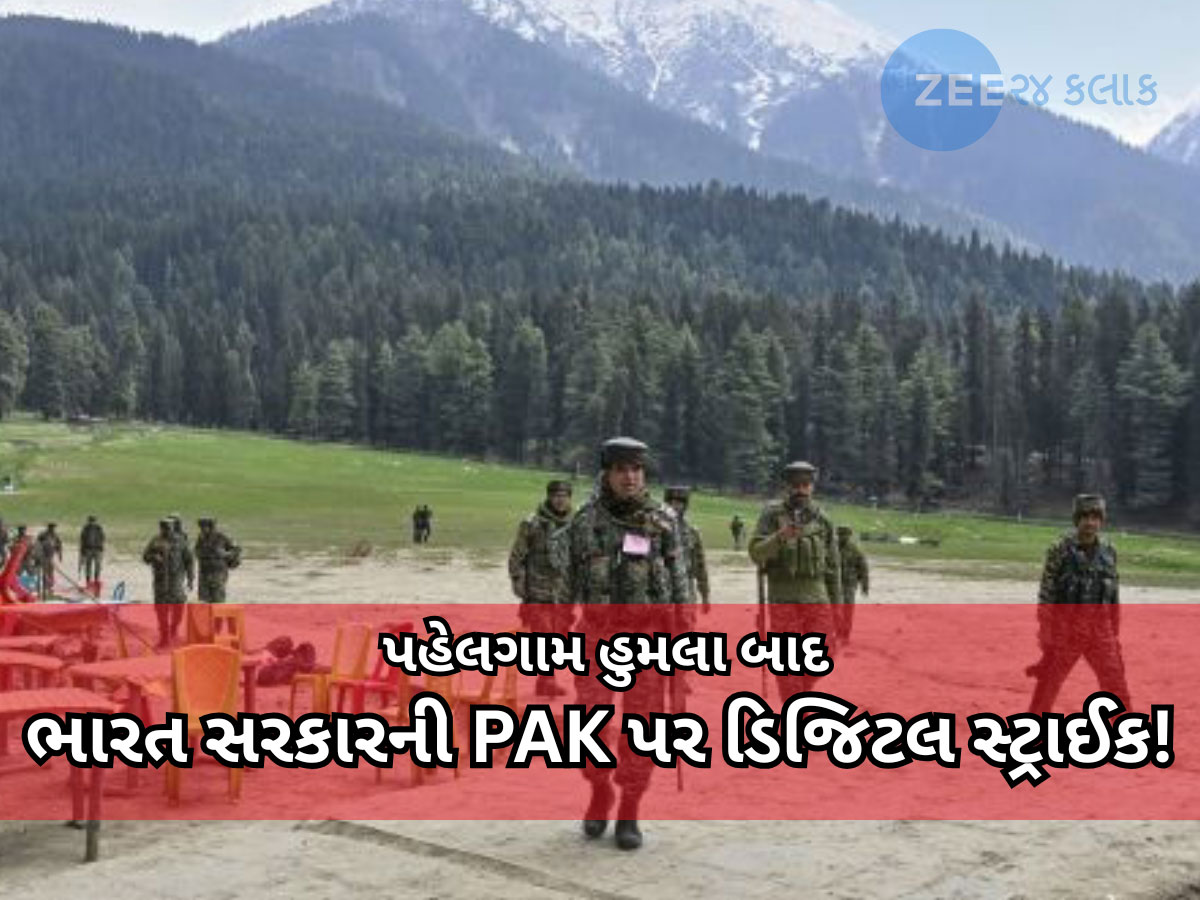 Pahalgam Attack: ભારત સરકારની પાકિસ્તાન પર મોટી ડિજિટલ સ્ટ્રાઈક! અનેક ખ્યાતનામ યુટ્યુબ ચેનલ્સને કરી બ્લોક Pahalgam Attack: ભારત સરકારની પાકિસ્તાન પર મોટી ડિજિટલ સ્ટ્રાઈક! અનેક ખ્યાતનામ યુટ્યુબ ચેનલ્સને કરી બ્લોક