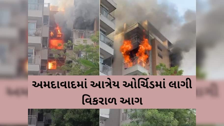 અમદાવાદમાં ફરી આગની ઘટના આવી સામે, આત્રેય ઓર્ચિડમાં આગ લાગતા 25થી વધુ લોકોનું રેસ્ક્યુ; 5ને હોસ્પિટલ ખસેડાયા
