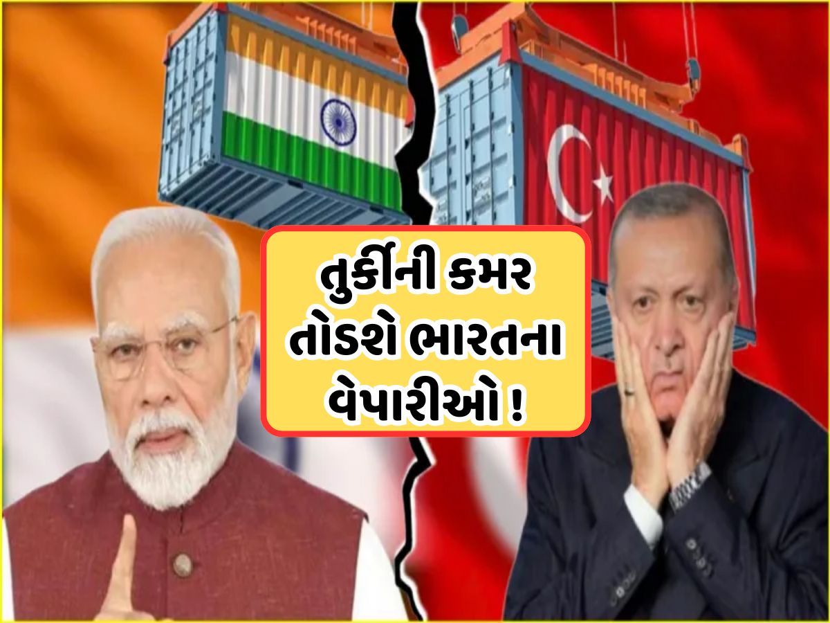 સફરજન બાદ હવે તુર્કીને વધુ એક ઝટકો, પાકિસ્તાનને ટેકો આપનારને વેપારીઓની ફટકાર સફરજન બાદ હવે તુર્કીને વધુ એક ઝટકો, પાકિસ્તાનને ટેકો આપનારને વેપારીઓની ફટકાર