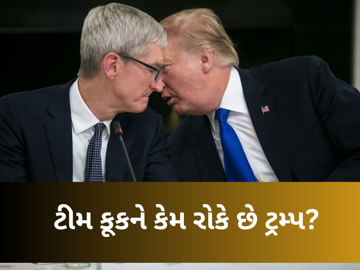 ભારતમાં iPhone ન બનાવો...ટ્રમ્પનું ઈન્ડિયા પર મોટું નિવેદન, જાણો ટીમ કૂકને આવું કેમ કહ્યું? ભારતમાં iPhone ન બનાવો...ટ્રમ્પનું ઈન્ડિયા પર મોટું નિવેદન, જાણો ટીમ કૂકને આવું કેમ કહ્યું?