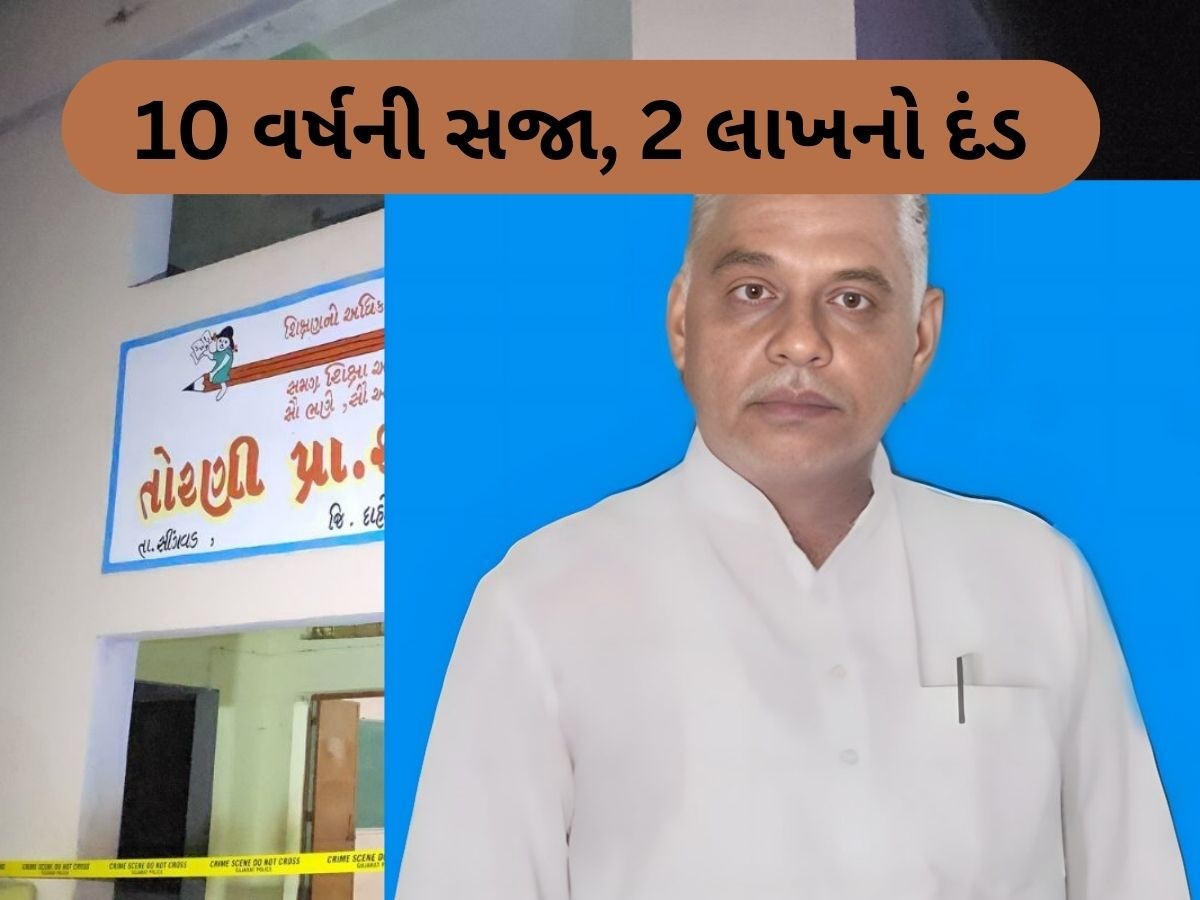 Dahod News: બાળકીની હત્યા-દુષ્કર્મ કેસમાં આચાર્ય ગોવિંદ નટને 10 વર્ષની સજા, પોલીસ તપાસ સામે ઉઠ્યા સવાલ Dahod News: બાળકીની હત્યા-દુષ્કર્મ કેસમાં આચાર્ય ગોવિંદ નટને 10 વર્ષની સજા, પોલીસ તપાસ સામે ઉઠ્યા સવાલ