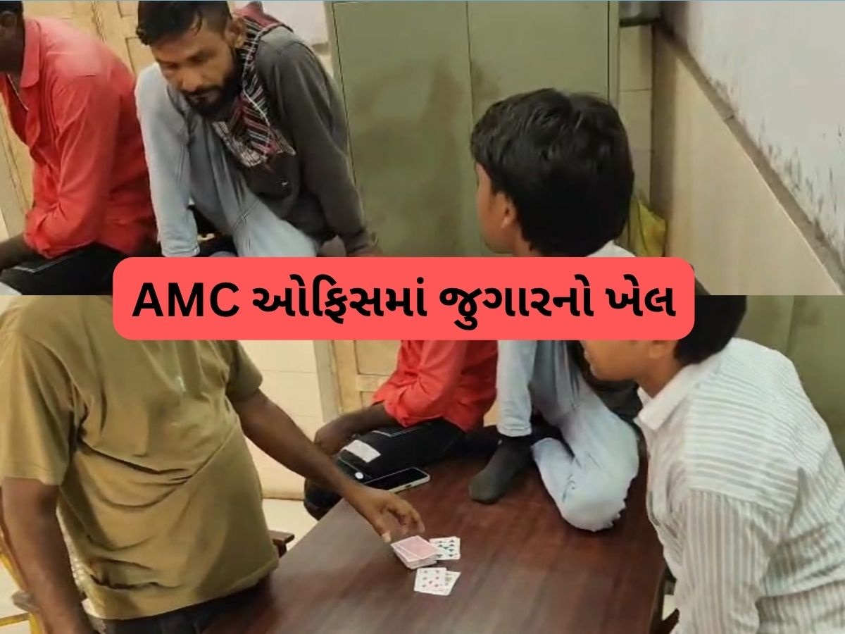 અમદાવાદમાં AMC ઓફિસમાં કર્મચારીઓ જુગાર રમતા ઝડપાયા, વીડિયો થયો વાયરલ અમદાવાદમાં AMC ઓફિસમાં કર્મચારીઓ જુગાર રમતા ઝડપાયા, વીડિયો થયો વાયરલ