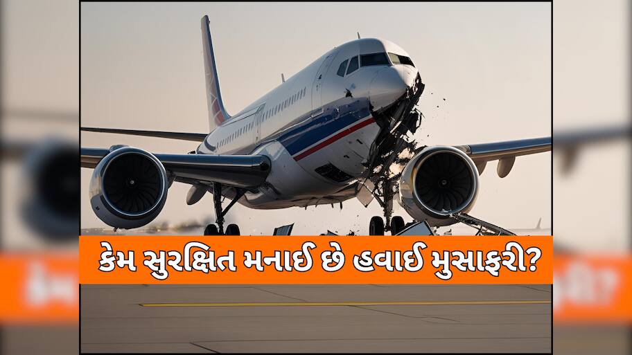 પ્લેન ક્રેશની ઘણી ઘટનાઓ છતા પણ સૌથી સુરક્ષિત કેમ મનાઈ છે હવાઈ સફર, આ છે તેનું કારણ