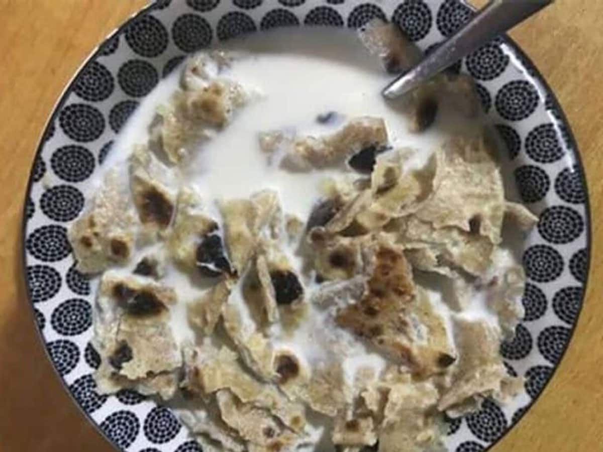 Healthy Breakfast: સવારે નાસ્તામાં દૂધમાં પલાળેલી વાસી રોટલી ખાવાથી થતા લાભ વિશે જાણો