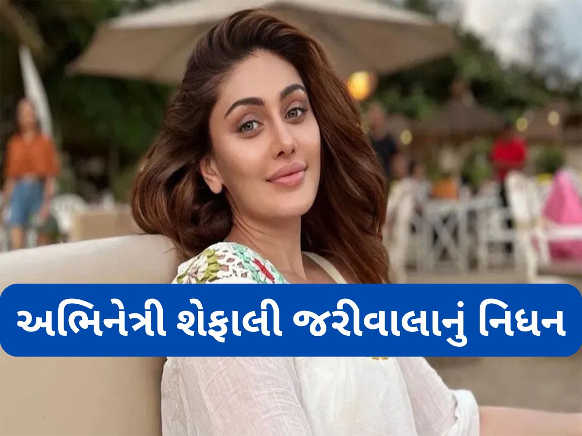 Shefali Jariwala: કાંટા લગા ગર્લ ફેમ શેફાલી જરીવાલાનું નિધન, 42 વર્ષની વયે કાર્ડિયાક અરેસ્ટના કારણે મોત Shefali Jariwala: કાંટા લગા ગર્લ ફેમ શેફાલી જરીવાલાનું નિધન, 42 વર્ષની વયે કાર્ડિયાક અરેસ્ટના કારણે મોત