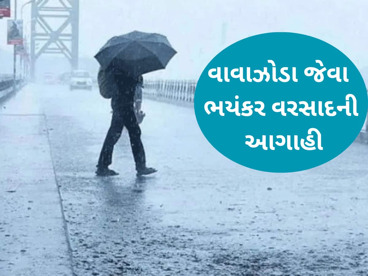 Weather Forecast: આજથી 3 જુલાઈ સુધી આ વિસ્તારોમાં ભારે પવન ફૂંકાશે, કડાકા ભડાકા સાથે મૂસળધાર વરસાદ વરસશે
