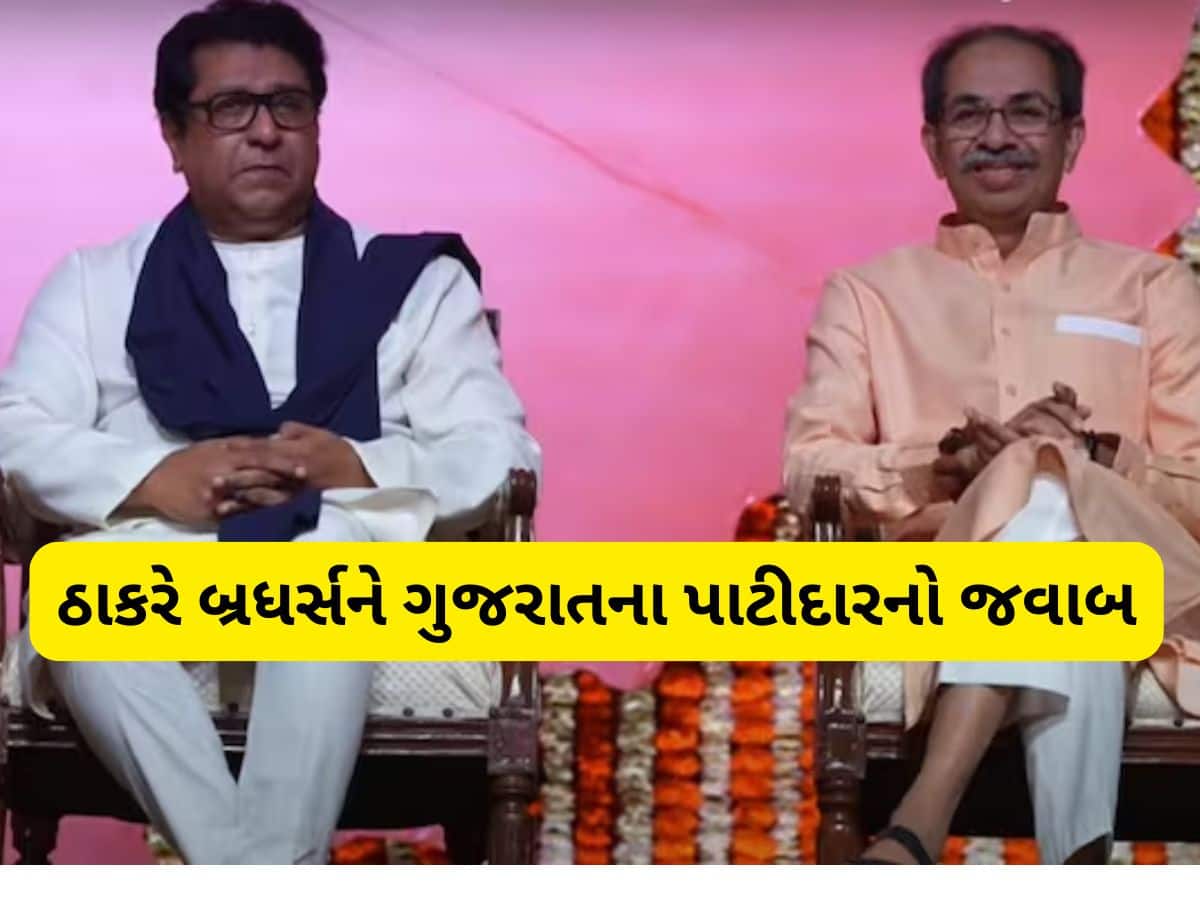ઠાકરે બંધુઓને ગુજરાતના પાટીદારનો જવાબ, મહારાષ્ટ્રમાં ભાષા વિવાદની ગુજરાતમાં થઈ મોટી હલચલ