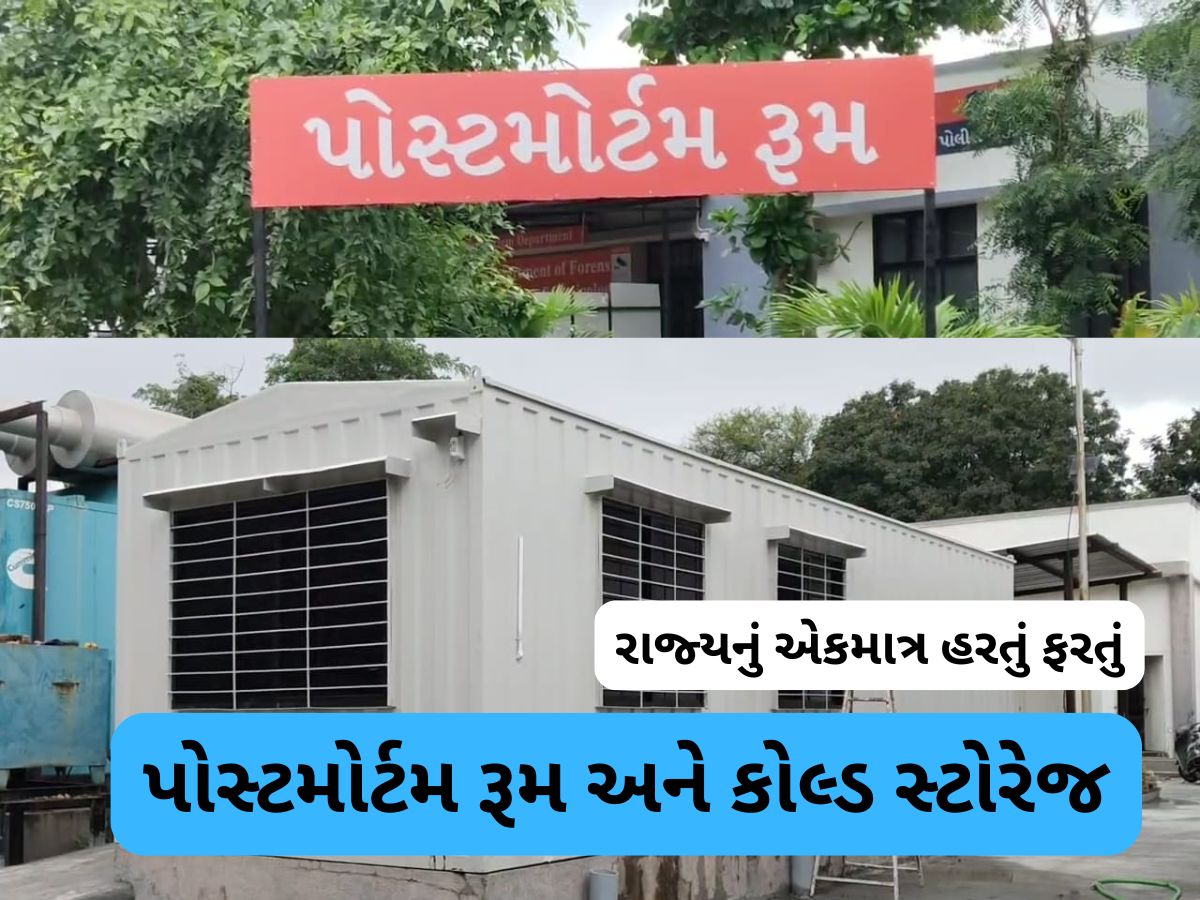 ગુજરતના આ શહેરમાં બન્યુ હરતું ફરતું પોસ્ટમોર્ટમ રૂમ, ગમે ત્યાં લઈ જવાશે ગુજરતના આ શહેરમાં બન્યુ હરતું ફરતું પોસ્ટમોર્ટમ રૂમ, ગમે ત્યાં લઈ જવાશે
