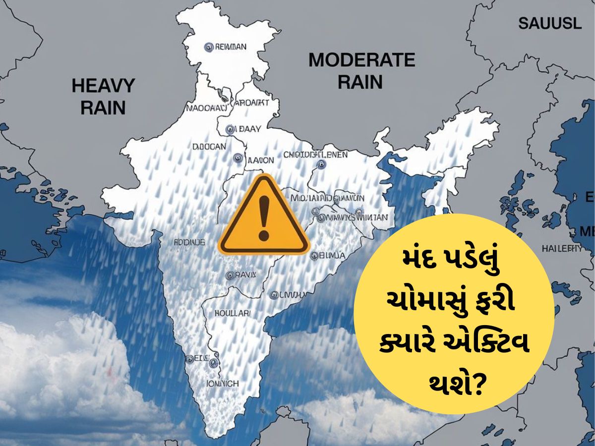 ગુજરાતમાંથી એકાએક કેમ ગાયબ થયો વરસાદ, આ રહ્યું મોટું કારણ ગુજરાતમાંથી એકાએક કેમ ગાયબ થયો વરસાદ, આ રહ્યું મોટું કારણ