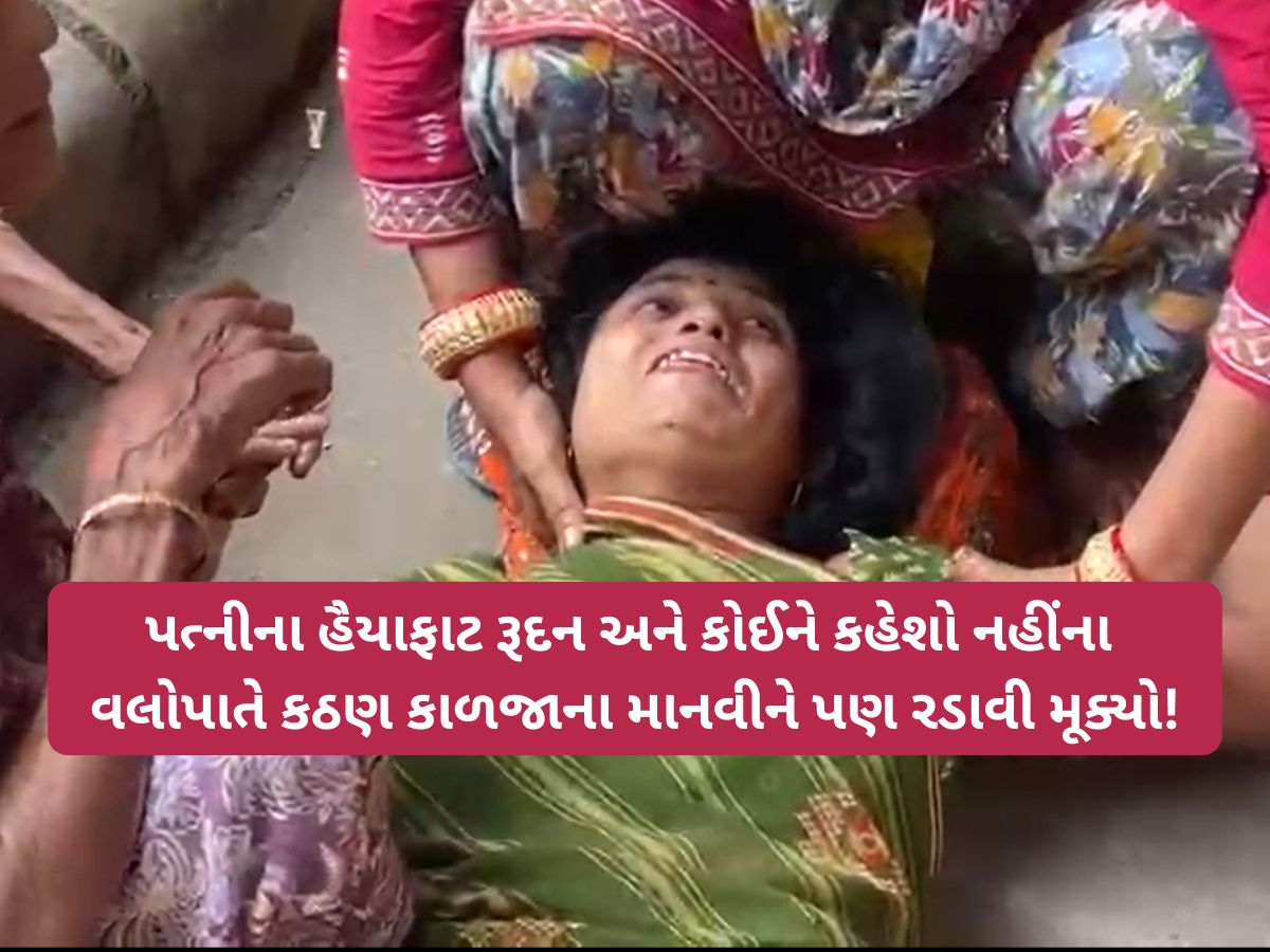 'સરકાર 4 લાખમાં ગરીબની જિંદગી ખરીદવા નીકળી છે', ગંભીરા બ્રિજમાં પતિ ગુમાવનાર પત્નીનું હૈયાફાટ રુદન 'સરકાર 4 લાખમાં ગરીબની જિંદગી ખરીદવા નીકળી છે', ગંભીરા બ્રિજમાં પતિ ગુમાવનાર પત્નીનું હૈયાફાટ રુદન