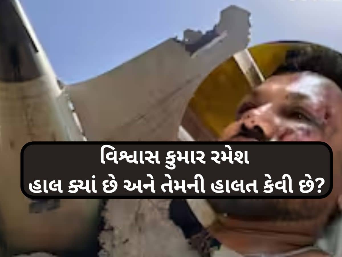 મોતનું ભયાનક મંજર વિશ્વાસનું છોડતું નથી પીછો! એર ઇન્ડિયા દુર્ઘટનામાં બચેલો વિશ્વાસ ક્યાં છે?