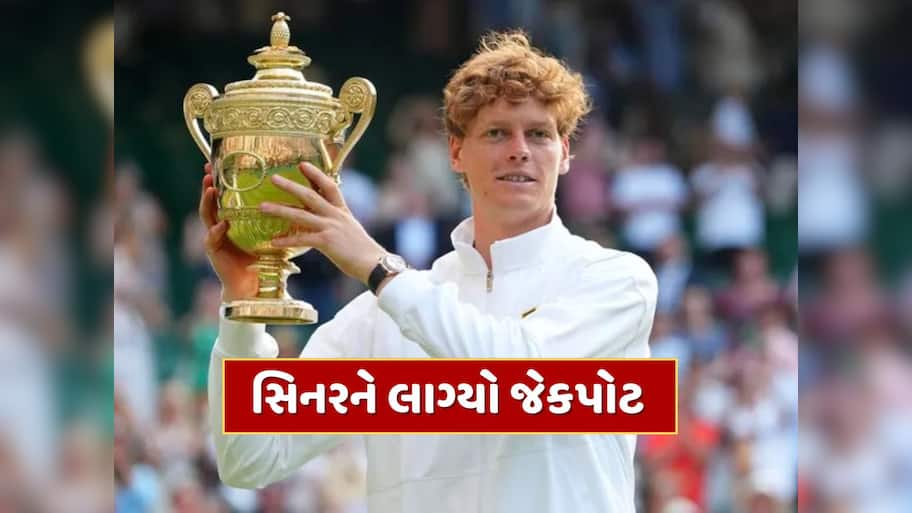 વિમ્બલ્ડનના નવા બાદશાહ સિનરને લાગ્યો જેકપોટ, ટ્રોફી સાથે મળી એટલી ઈનામી રકમ કે જાણીને દંગ રહી જશો