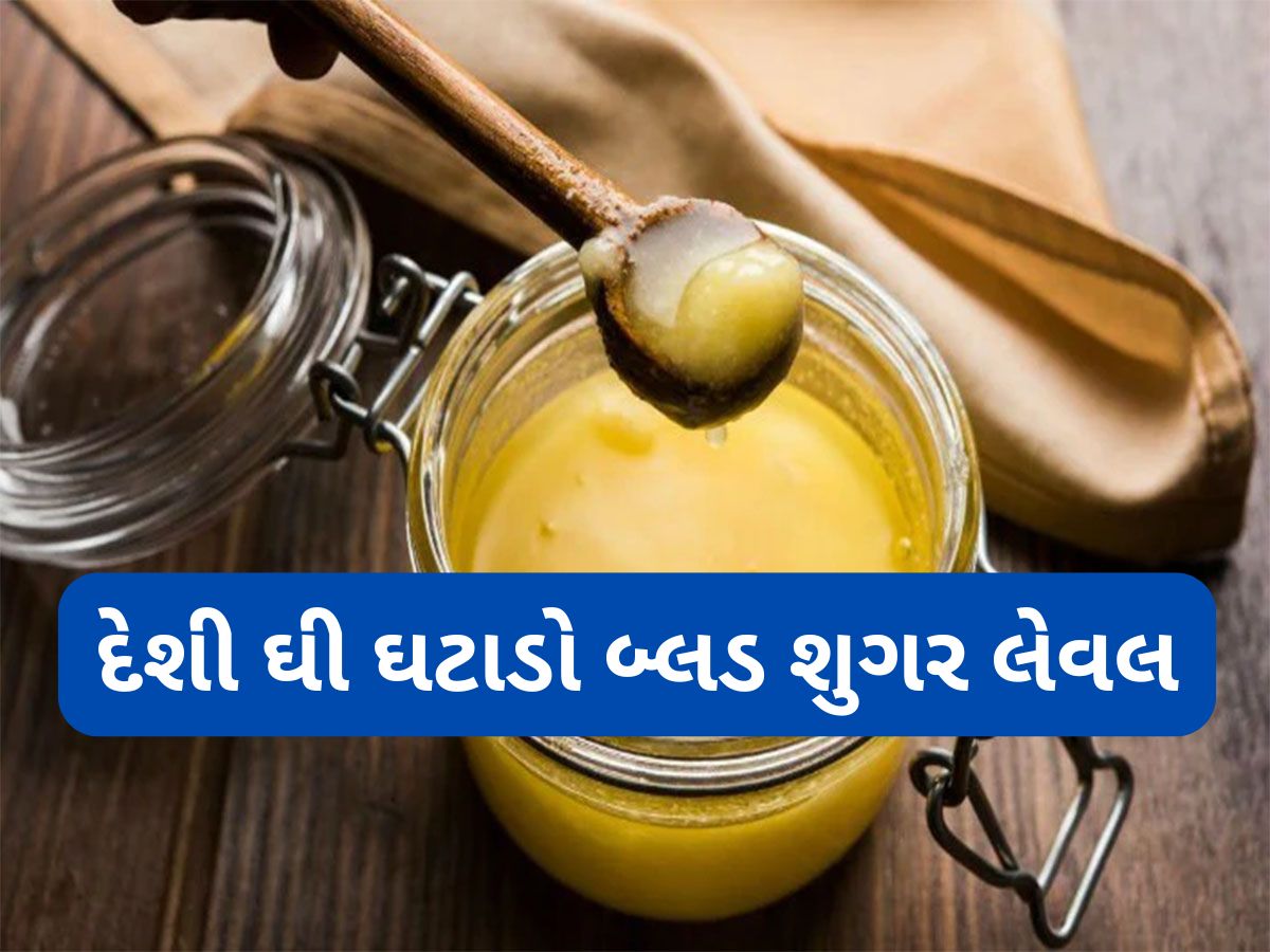 Desi Ghee: દેશી ઘીની 1 ચમચીથી કંટ્રોલમાં રહેશે બ્લડ શુગર, જાણો ડાયાબિટીસના દર્દીએ કેવી રીતે ખાવું ઘી ? Desi Ghee: દેશી ઘીની 1 ચમચીથી કંટ્રોલમાં રહેશે બ્લડ શુગર, જાણો ડાયાબિટીસના દર્દીએ કેવી રીતે ખાવું ઘી ?