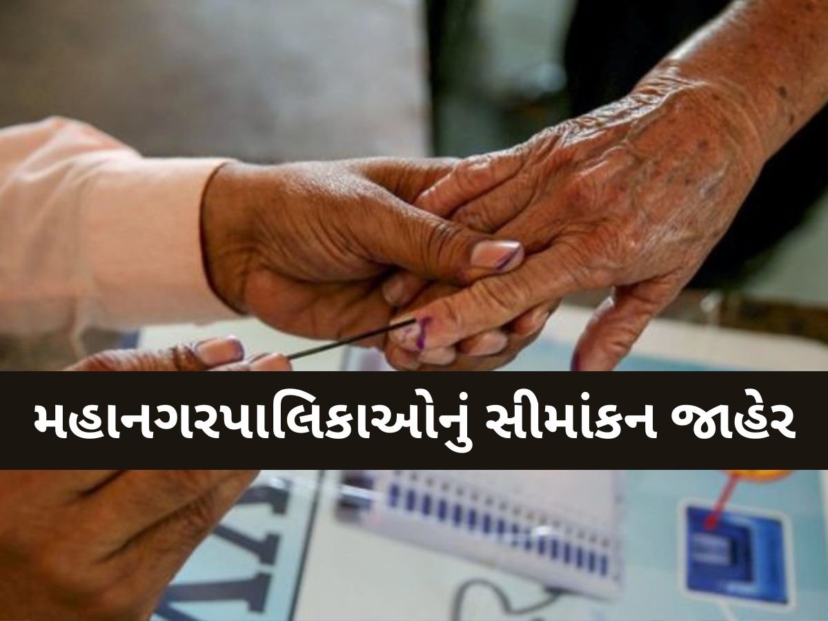 ગુજરાત સરકારે નવી 9 મહાનગરપાલિકામાં સીમાંકન કર્યું જાહેર; 13 વોર્ડ અને 52 બેઠકની રચના કરાઈ ગુજરાત સરકારે નવી 9 મહાનગરપાલિકામાં સીમાંકન કર્યું જાહેર; 13 વોર્ડ અને 52 બેઠકની રચના કરાઈ
