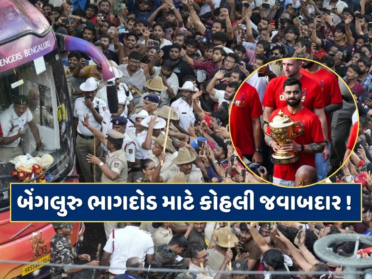 વિરાટ કોહલી જવાબદાર! બેંગલુરુ ભાગદોડ કેસમાં કર્ણાટક સરકારે હાઈકોર્ટને સોંપ્યો રિપોર્ટ