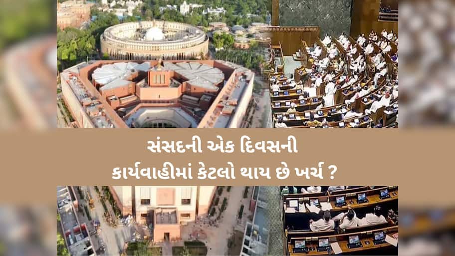 1 મિનિટમાં  2.5 લાખ...એક કલાકમાં 1.5 કરોડ, જાણો સંસદમાં એક દિવસમાં કેટલો થાય છે ખર્ચ? 