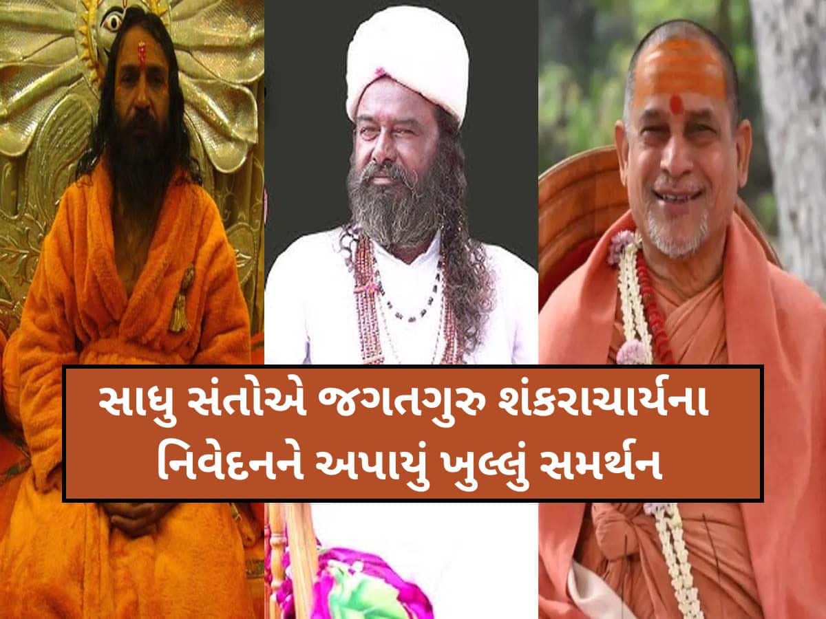 'સનાતન ધર્મ વિરુદ્ધ ઝેર ઓકતા લોકો સામે જાગવાની જરૂર', સાધુ સંતોએ શંકરાચાર્યના નિવેદનને આપ્યું સમર્થન