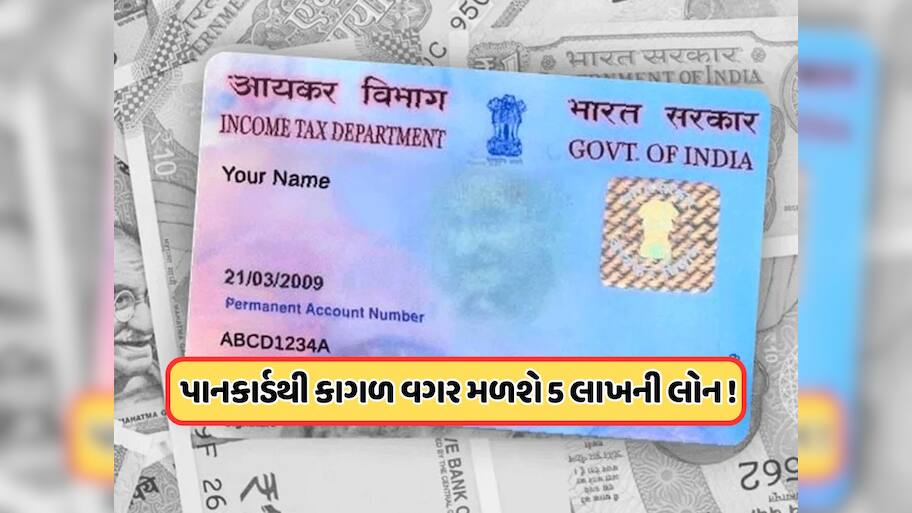 અડધા ભારતને નથી ખબર! પાન કાર્ડ પર પણ મળે છે 5 લાખની લોન, ફક્ત આ સ્ટેપ્સ કરો ફોલો