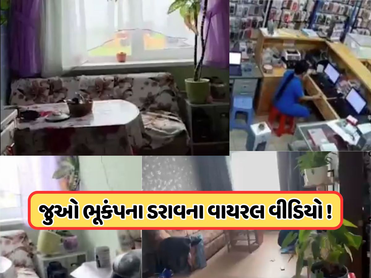 એવો ભૂકંપ આવ્યો જાણે કોઈ ઘર હલાવી રહ્યું હોય, એક ક્ષણમાં કેવી તબાહી મચી ગઈ, જુઓ Viral Video એવો ભૂકંપ આવ્યો જાણે કોઈ ઘર હલાવી રહ્યું હોય, એક ક્ષણમાં કેવી તબાહી મચી ગઈ, જુઓ Viral Video