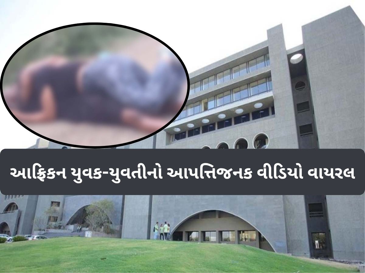 બસ હવે ગુજરાતમાં આ જ જોવાનું બાકી હતું! રાજકોટમાં આફ્રિકન વિદ્યાર્થીઓના અશ્લિલ ચેનચાળાનો Video વાયરલ બસ હવે ગુજરાતમાં આ જ જોવાનું બાકી હતું! રાજકોટમાં આફ્રિકન વિદ્યાર્થીઓના અશ્લિલ ચેનચાળાનો Video વાયરલ