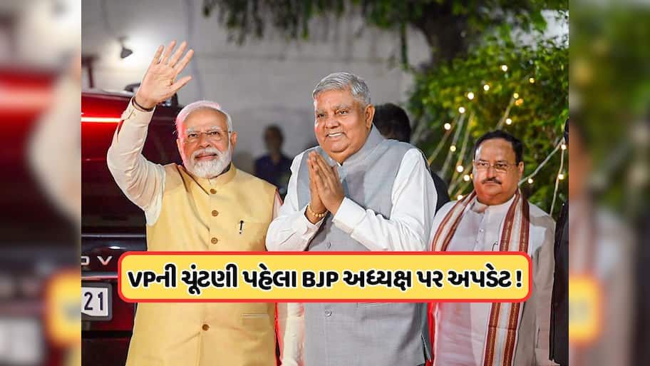 ઉપરાષ્ટ્રપતિની ચૂંટણી પહેલા ભાજપ અધ્યક્ષની જાહેરાતને લઈને આવ્યું અપડેટ, જાણો