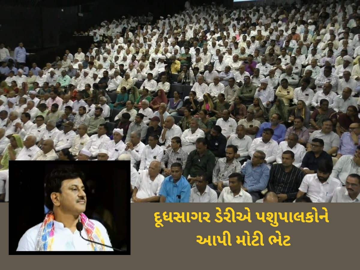 દૂઘસાગર ડેરીએ પશુપાલકોને ખુશ કરી દીધા : 437 કરોડ ભાવ ફેર આપવાની કરી જાહેરાત