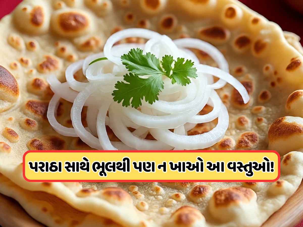 પરાઠા સાથે ક્યારેય ન ખાવી જોઈએ આ વસ્તુઓ, પાચનતંત્ર પર કરશે ખરાબ અસર ! પરાઠા સાથે ક્યારેય ન ખાવી જોઈએ આ વસ્તુઓ, પાચનતંત્ર પર કરશે ખરાબ અસર !