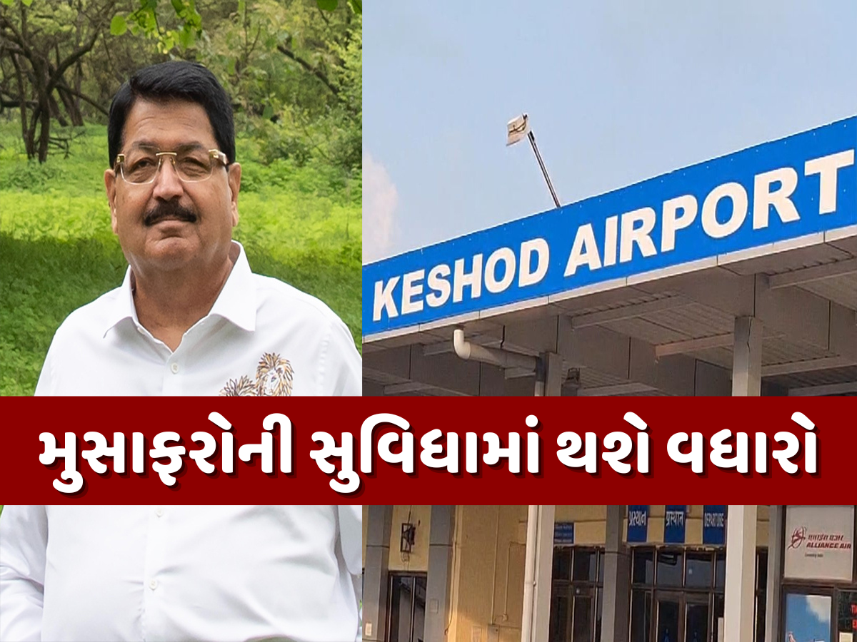 હવે કેશોદ એરપોર્ટ પણ મોટા વિમાનોનું સંચાલન કરવા બનશે સક્ષમ, સાસણ ગીર અને સોમનાથની મુસાફરી બનશે સરળ હવે કેશોદ એરપોર્ટ પણ મોટા વિમાનોનું સંચાલન કરવા બનશે સક્ષમ, સાસણ ગીર અને સોમનાથની મુસાફરી બનશે સરળ