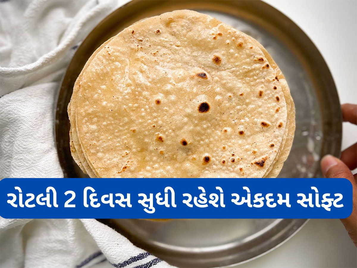 Cooking Hacks: વધેલી રોટલીને ફ્રેશ અને સોફ્ટ રાખવી હોય તો ફોલો કરો આ ટીપ્સ, ઠંડી રોટલી પણ કડક નહીં થાય Cooking Hacks: વધેલી રોટલીને ફ્રેશ અને સોફ્ટ રાખવી હોય તો ફોલો કરો આ ટીપ્સ, ઠંડી રોટલી પણ કડક નહીં થાય