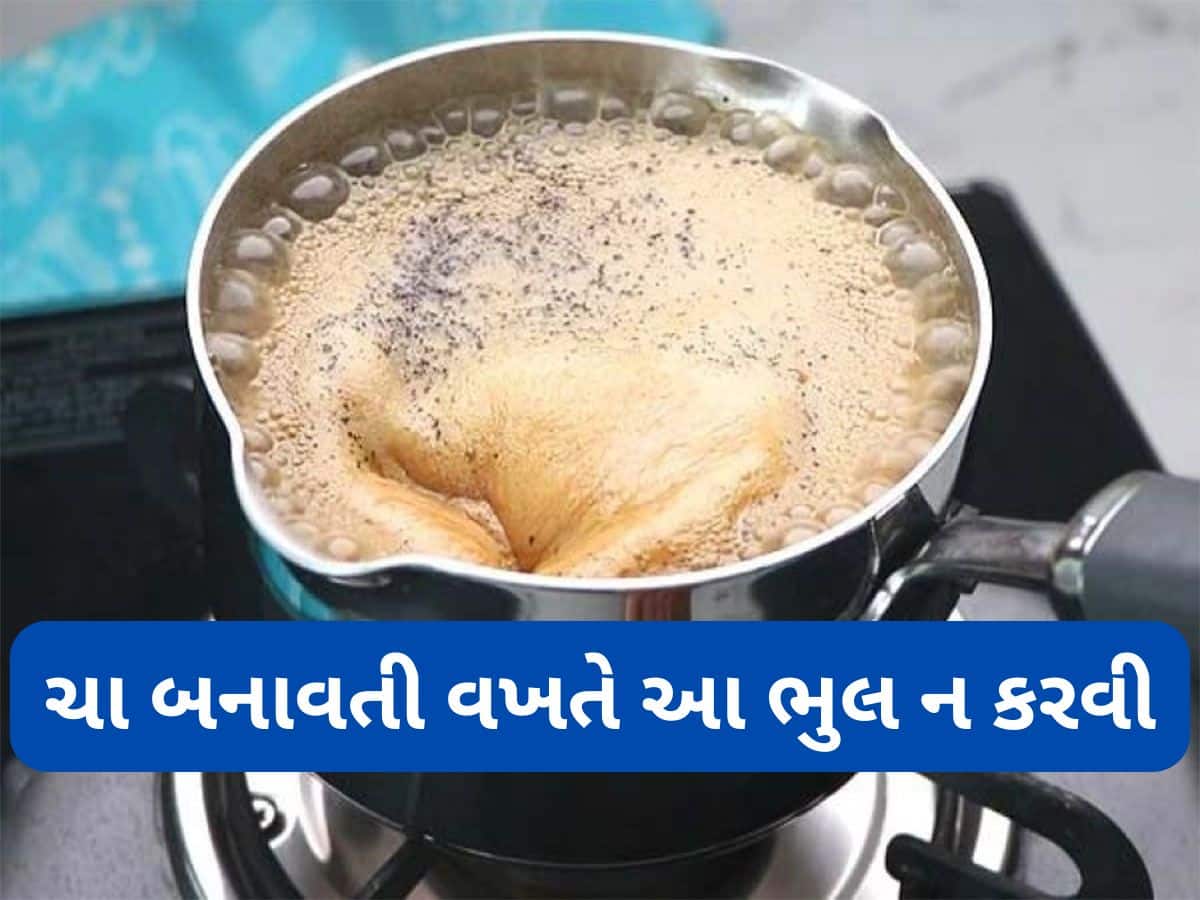 Tea Making Mistake: ચા બનાવતી વખતે કરેલી આ ભુલના કારણે ઝેર બની જાય છે ચા, જાણો મસાલા ચા બનાવવાની સાચી રીત