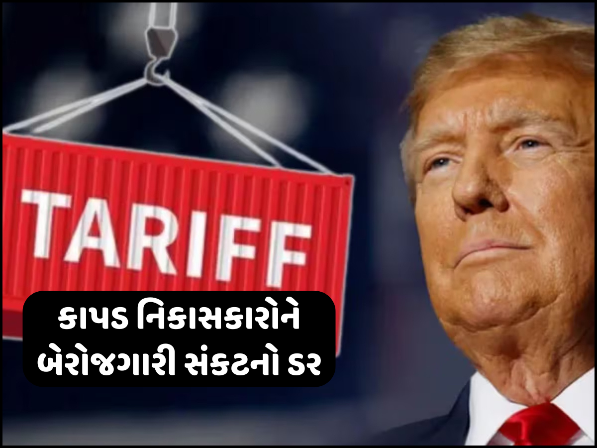ટ્રમ્પના ટેરિફનો તાંડવ શરૂ! ઘણી ફેક્ટરીઓમાં બંધ થઈ ગયું કામ, કરોડોના ઓર્ડર થયા કેન્સલ ટ્રમ્પના ટેરિફનો તાંડવ શરૂ! ઘણી ફેક્ટરીઓમાં બંધ થઈ ગયું કામ, કરોડોના ઓર્ડર થયા કેન્સલ