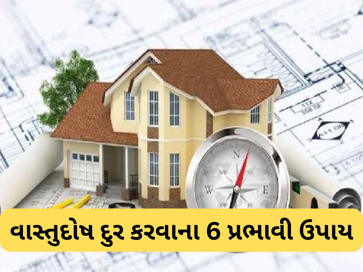 Vastu Tips: વાસ્તુના 6 સૌથી પ્રભાવશાળી ઉપાય, અપનાવવાની સાથે દેખાશે અસર, ચમકી જશે ભાગ્ય Vastu Tips: વાસ્તુના 6 સૌથી પ્રભાવશાળી ઉપાય, અપનાવવાની સાથે દેખાશે અસર, ચમકી જશે ભાગ્ય