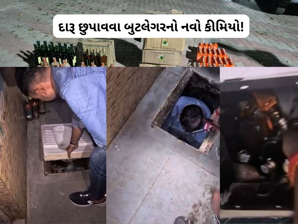 ઘરના ટોયલેટમાં દારૂનો અડ્ડો, એવી જગ્યાએ છુપાવ્યો હતો દારૂ કે પોલીસ પણ ચોંકી ગઈ ઘરના ટોયલેટમાં દારૂનો અડ્ડો, એવી જગ્યાએ છુપાવ્યો હતો દારૂ કે પોલીસ પણ ચોંકી ગઈ