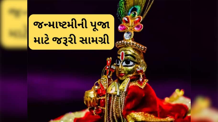 Janmashtami 2025: જન્માષ્ટમીની પૂજામાં આ સામગ્રીઓની જરૂર પડે, લીસ્ટ અનુસાર વસ્તુઓ લઈ કરી લો પૂજાની તૈયારી