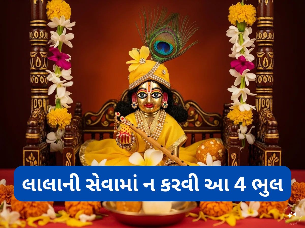 Janmashtami 2025: બાલ ગોપાલની સેવામાં મોટાભાગના લોકોથી થઈ જાય છે આ 4 ભુલ, તમે તો નથી કરતાં ને ? Janmashtami 2025: બાલ ગોપાલની સેવામાં મોટાભાગના લોકોથી થઈ જાય છે આ 4 ભુલ, તમે તો નથી કરતાં ને ?
